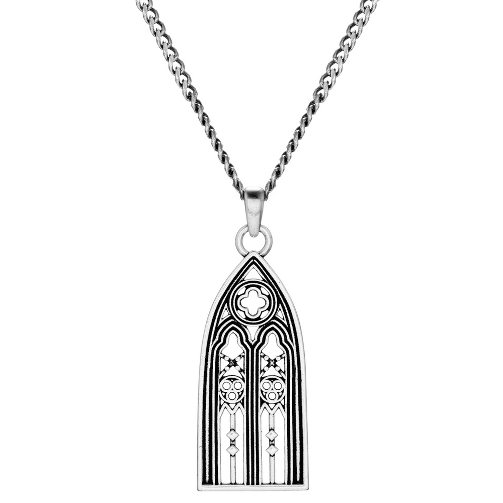 Restyle - Enchanted Ruins Necklace - Silver coloured